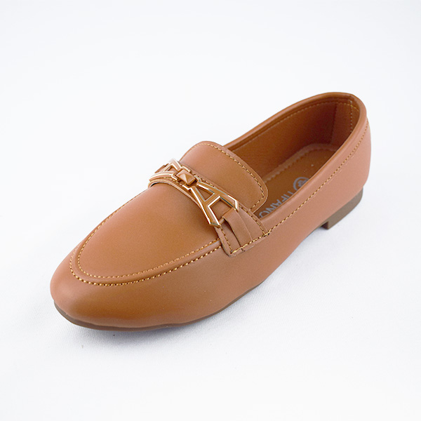 Chaussure pour femme 026-2 marron..........  Mocassins femme Maroc